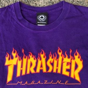 Thrasher Magazine Classic Purple Tee